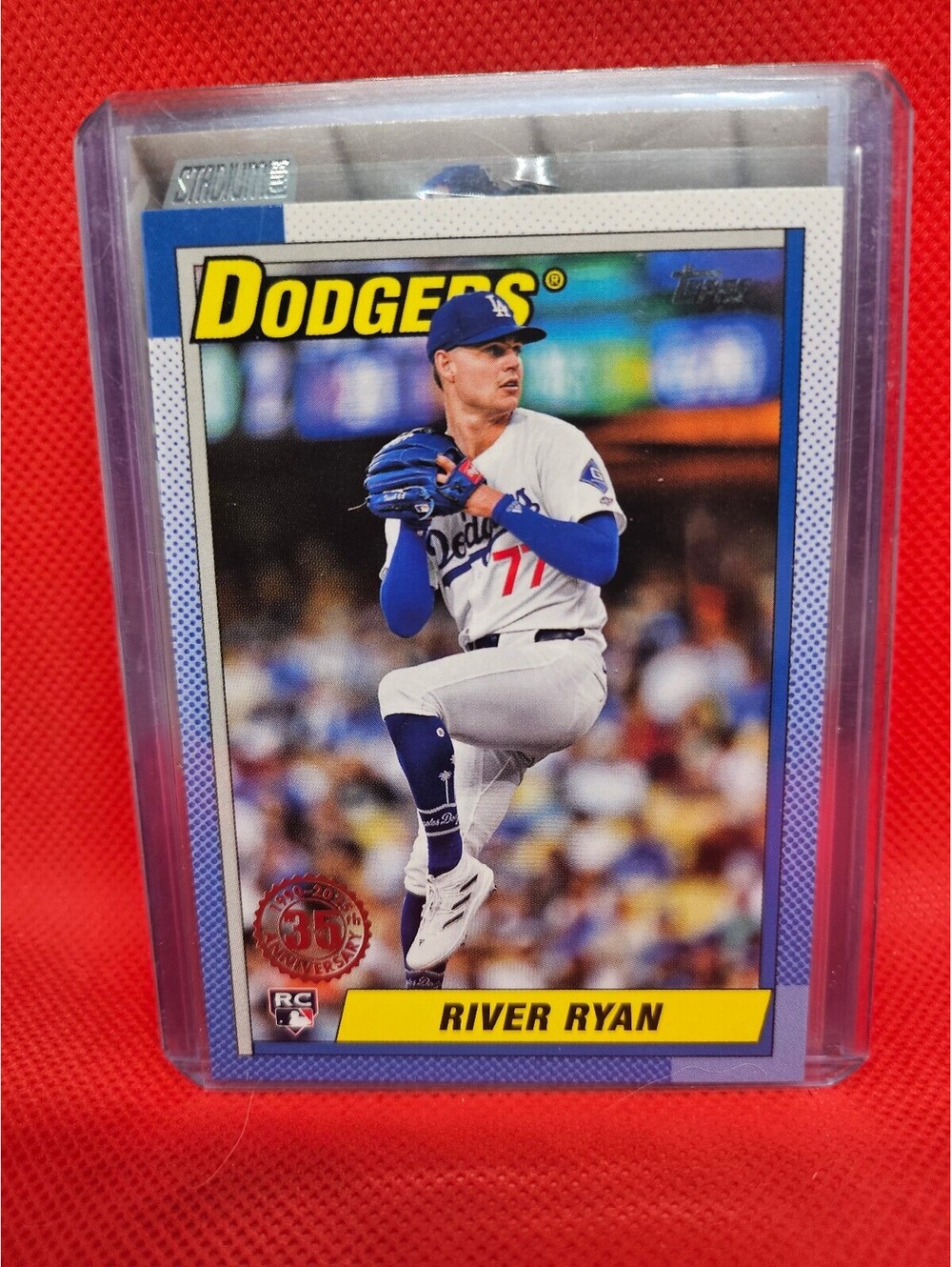 2025 Topps Series 1 ⭐Retro 1990⭐ #T90-49 River Ryan (RC) - Los Angeles Dodgers